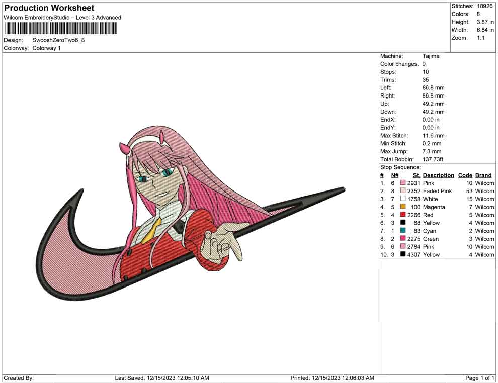 Swoosh Zero two B