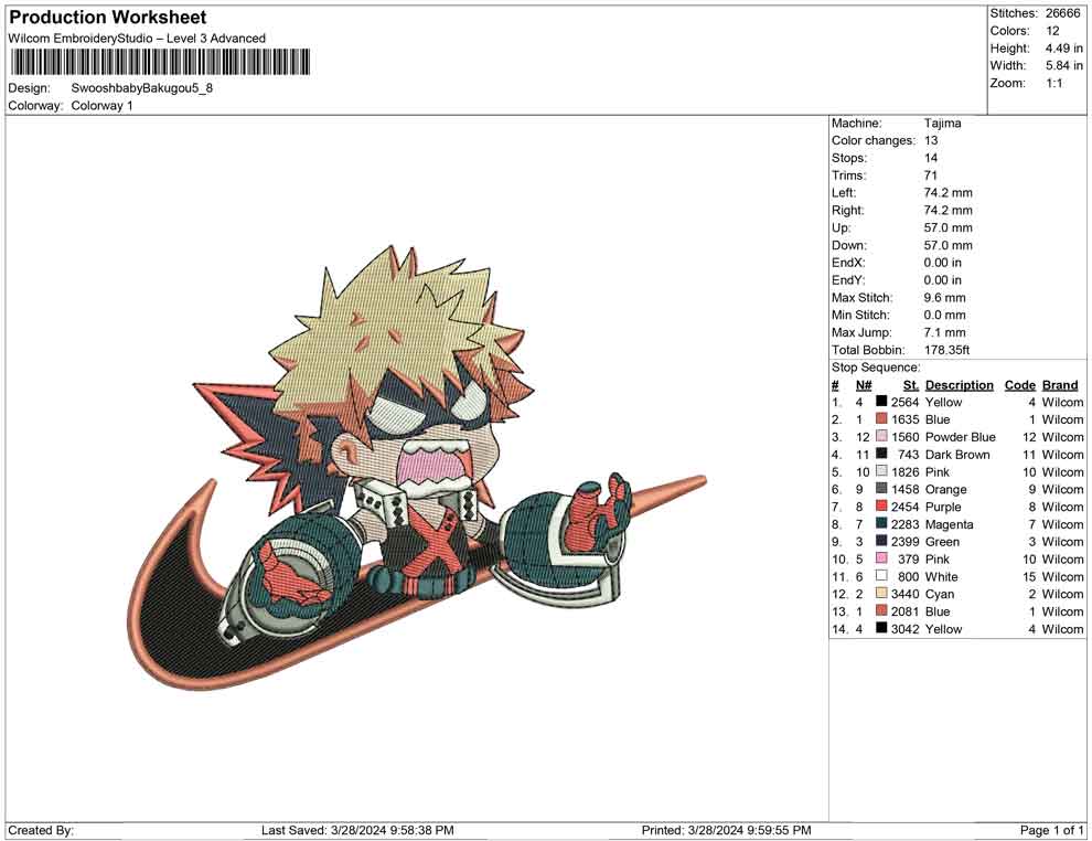Swoosh Baby Bakugou