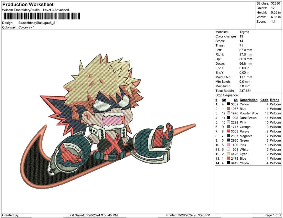 Swoosh Baby Bakugou