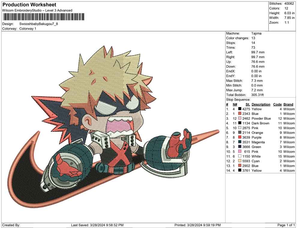 Swoosh Baby Bakugou