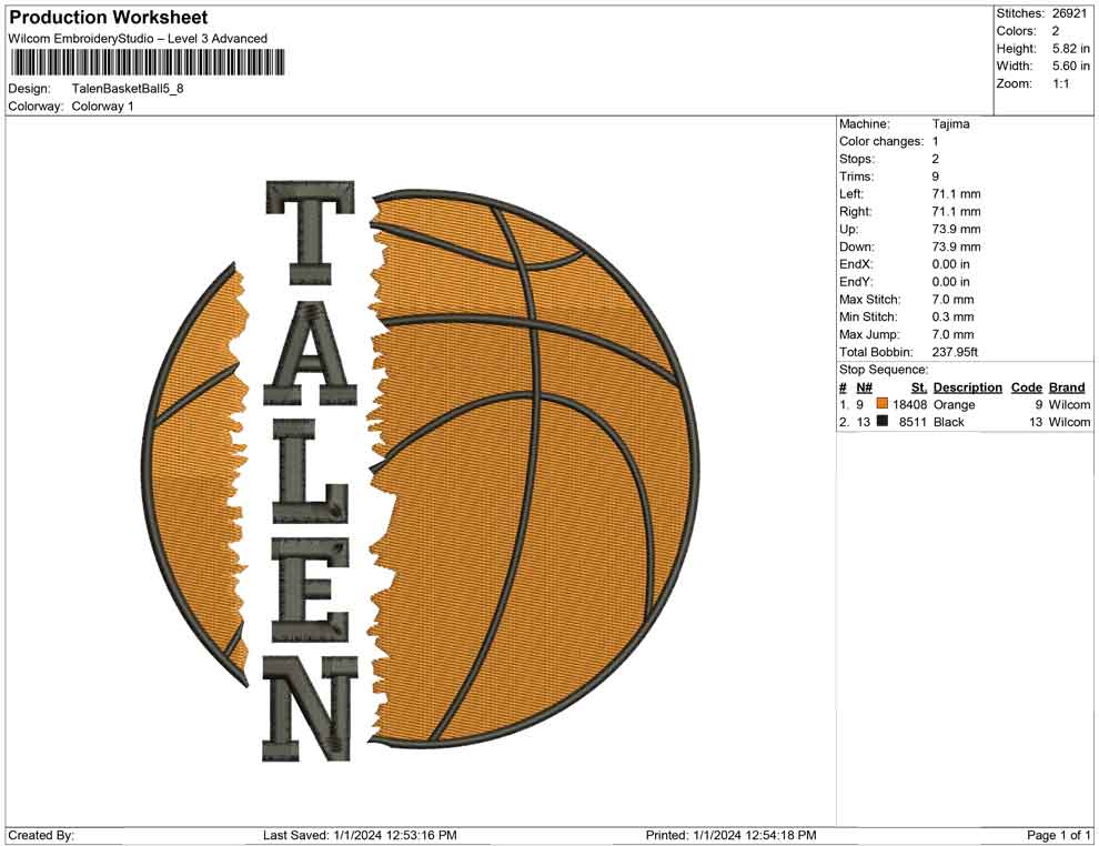 Talen Basketball