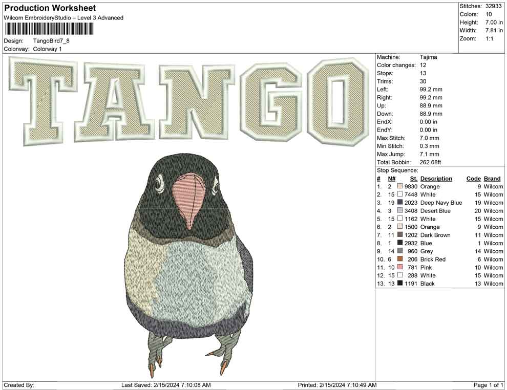 Tango Bird