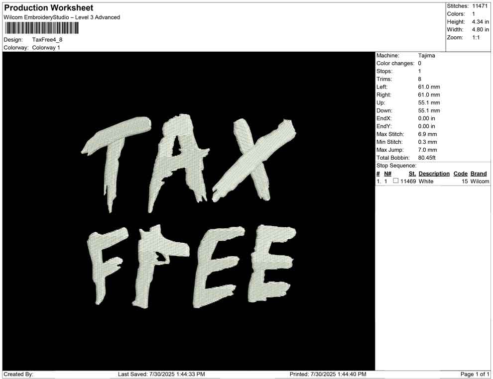 Tax Free
