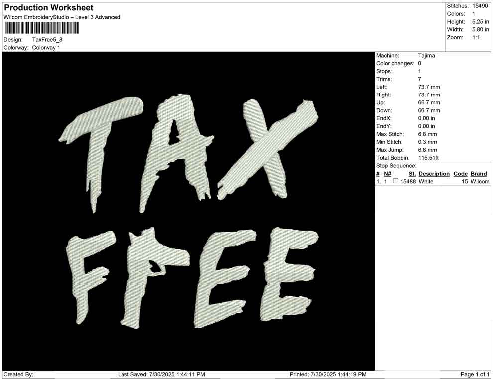 Tax Free