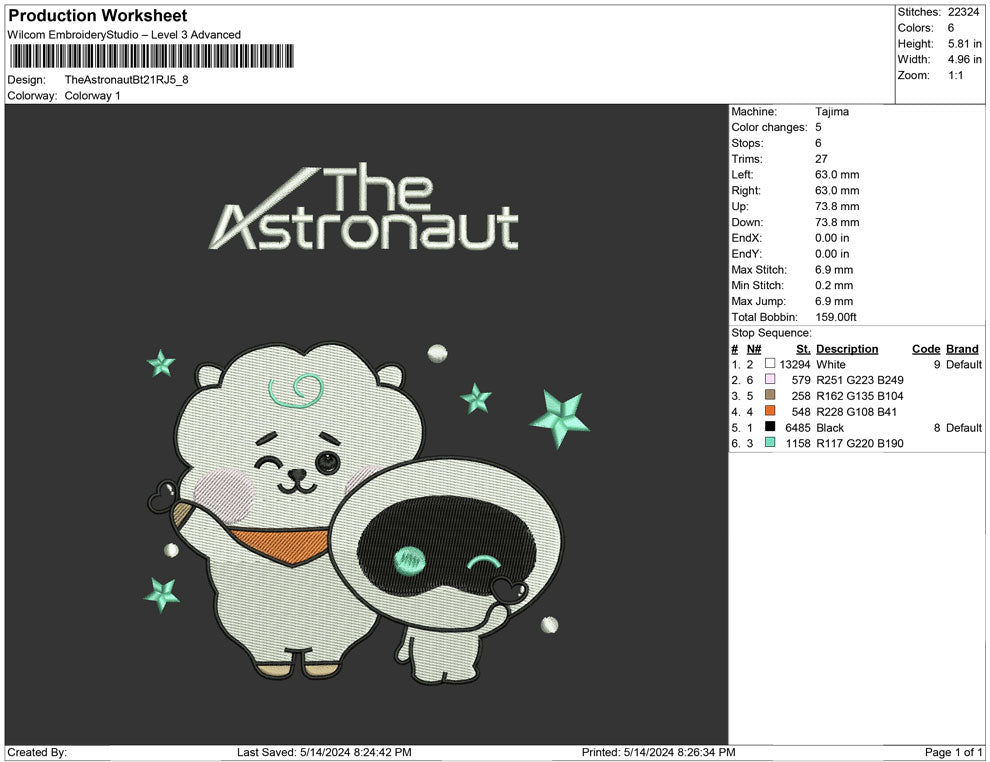 The Astronaut Bt 21 RJ