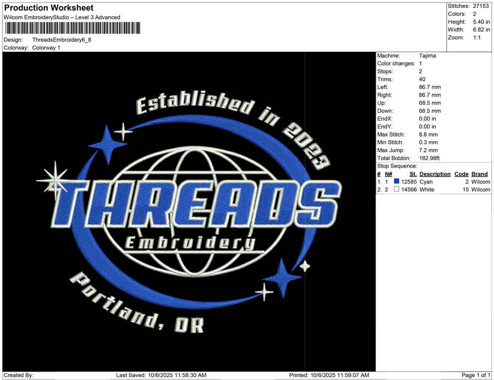 Threads Embroidery