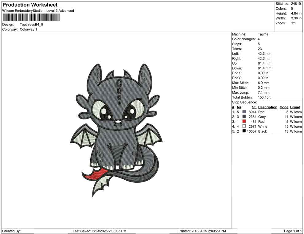 Toothless B