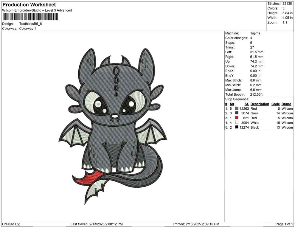 Toothless B