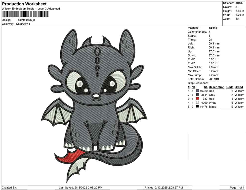 Toothless B