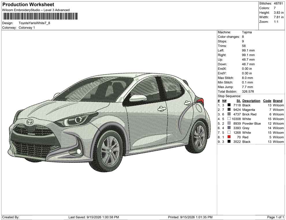Toyota Yaris White