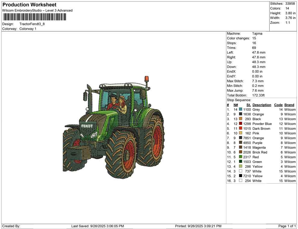 Tractor Fendt