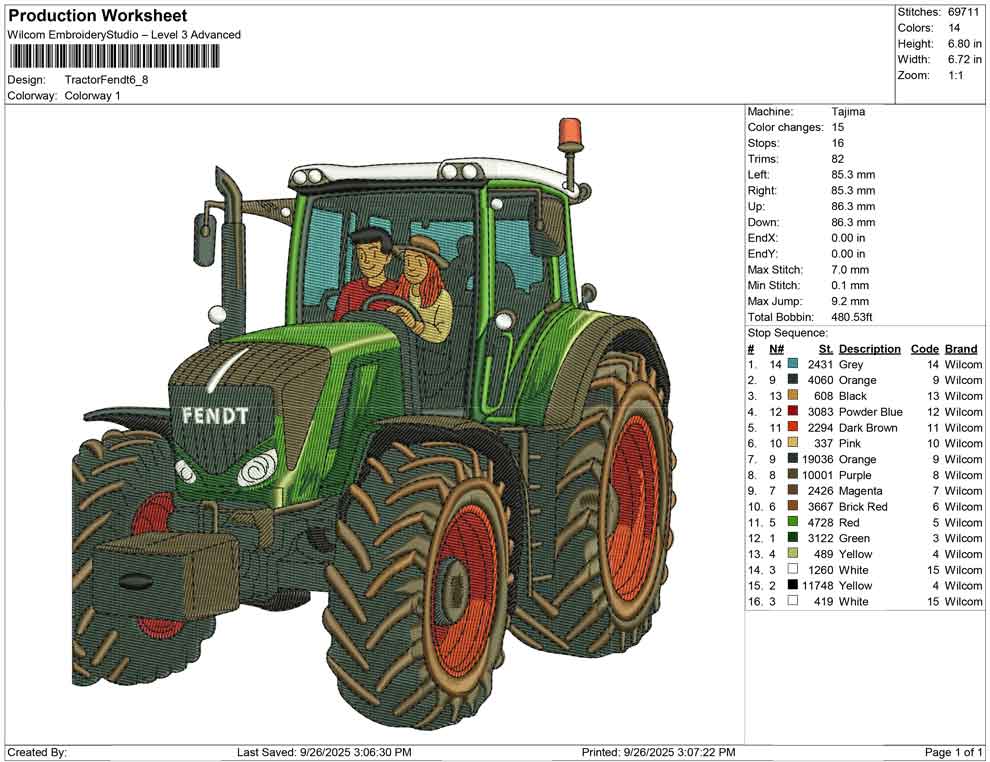 Tractor Fendt