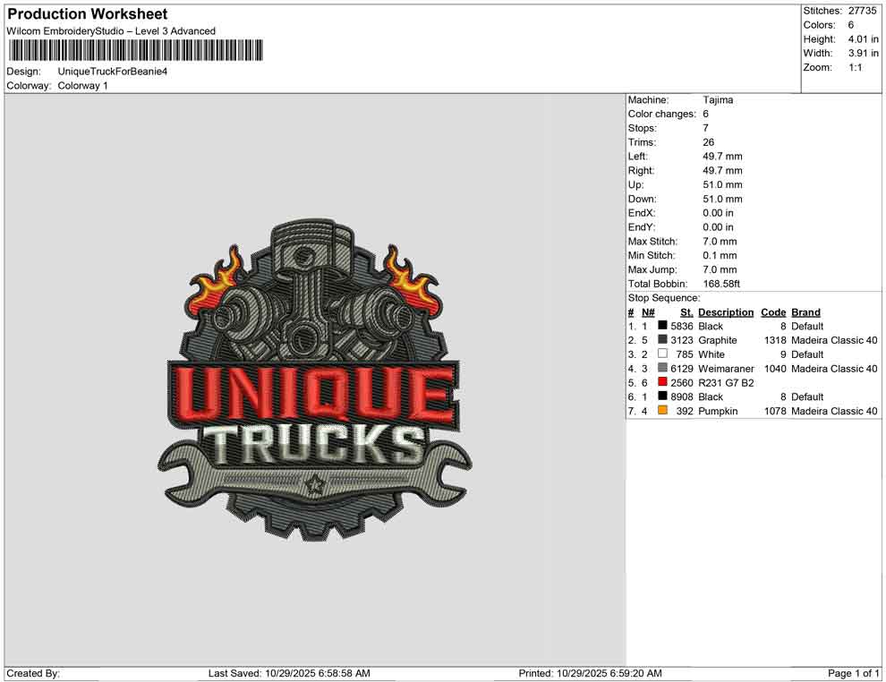 Unique Truck For Beanie
