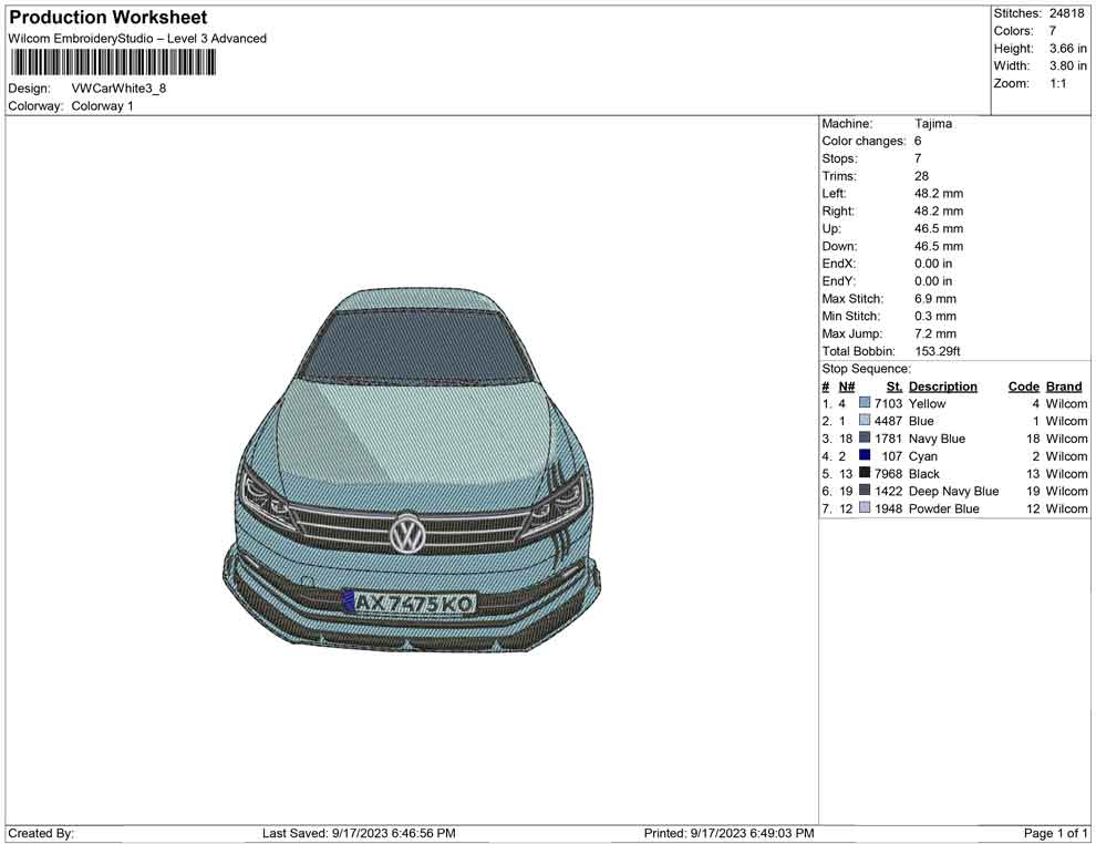 Vw Car White