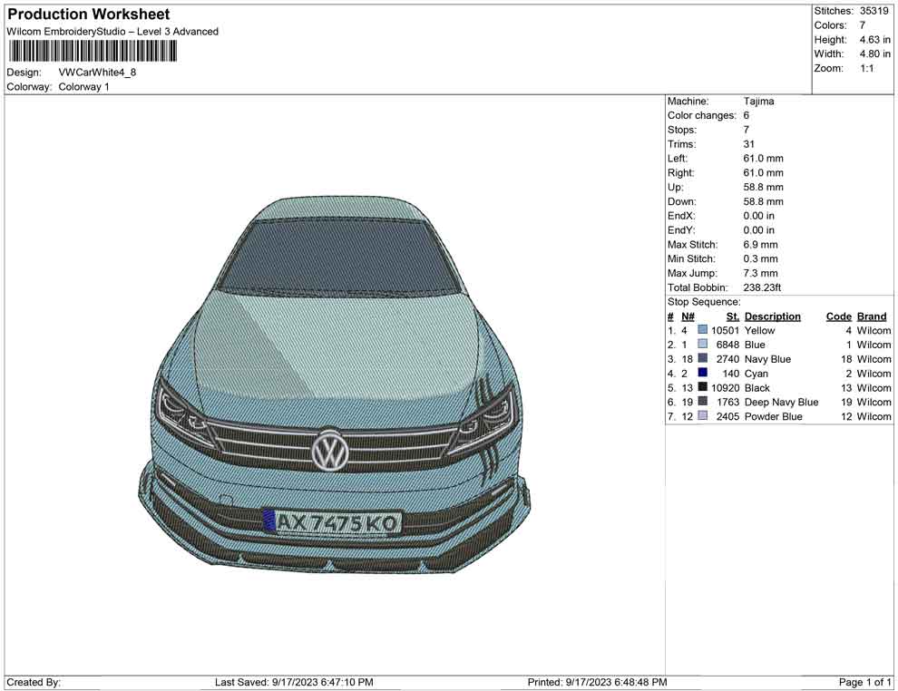 Vw Car White