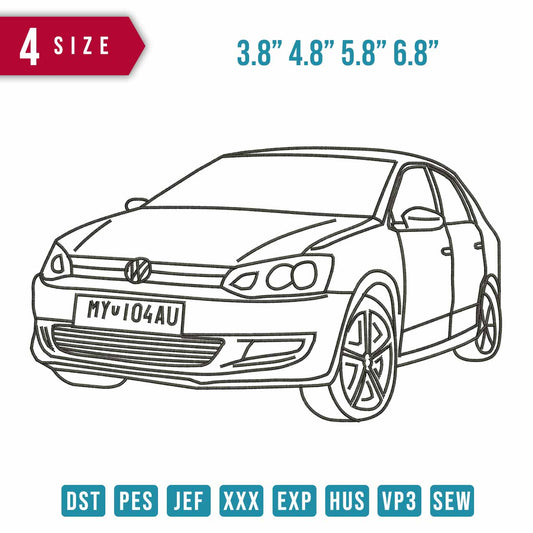 vw Car Outline