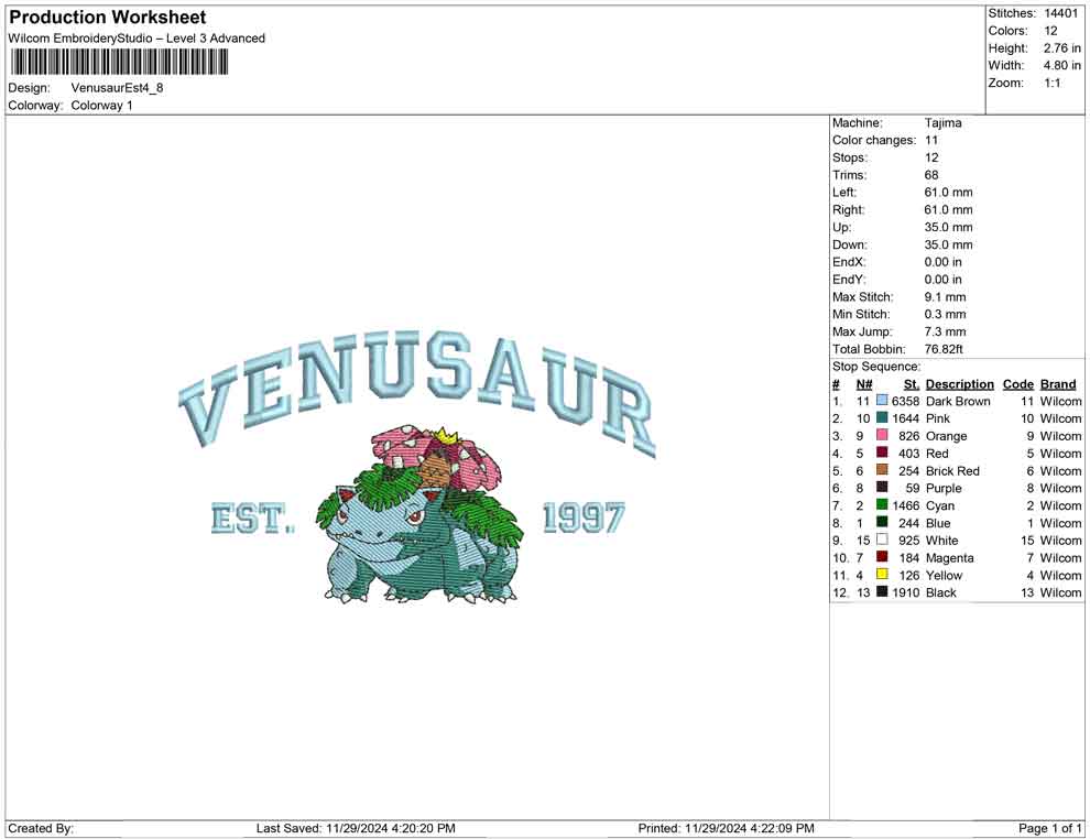 Venusaur Est