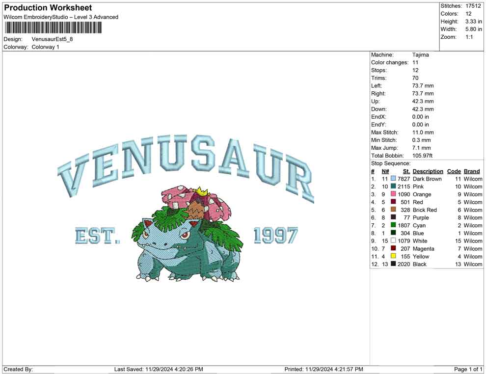 Venusaur Est