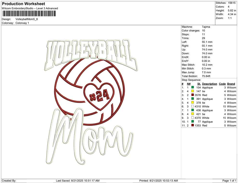 Volley ball Mom