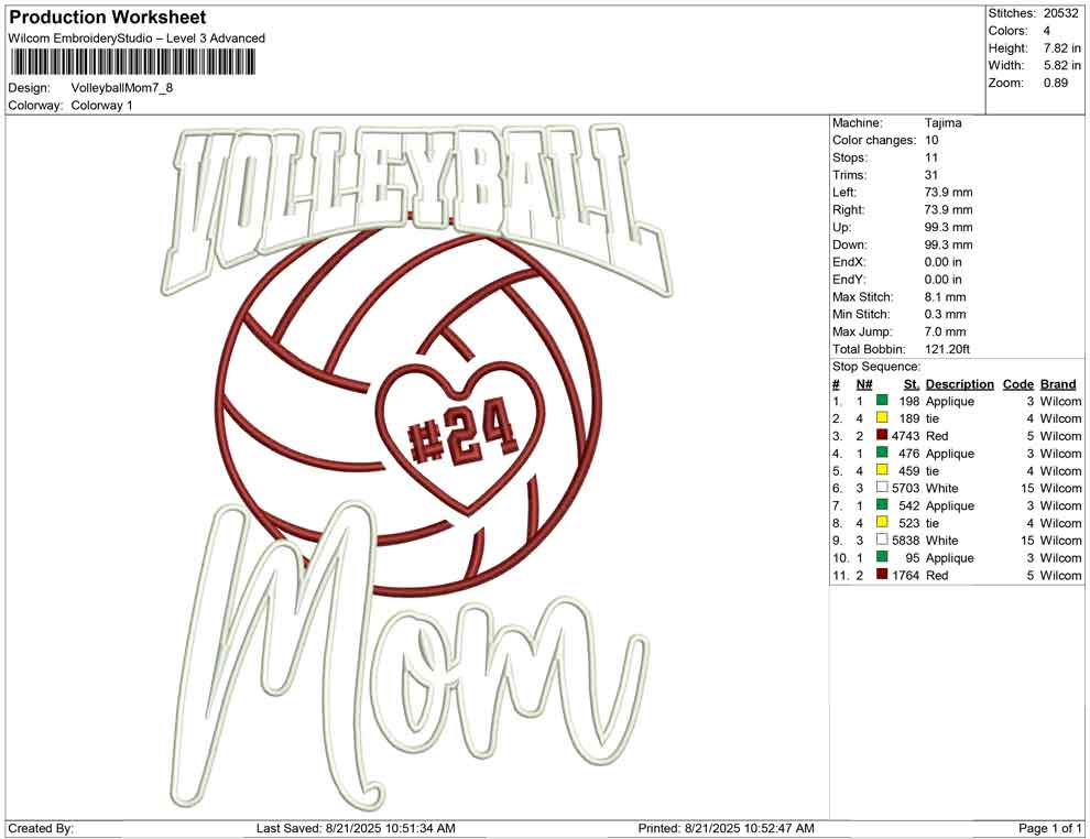 Volley ball Mom