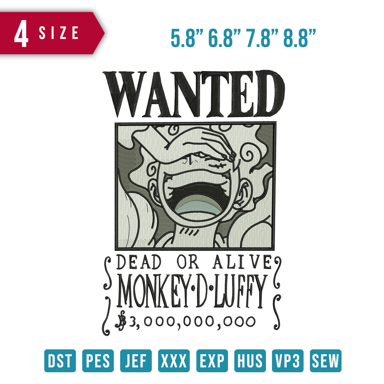 Wanted Luffy Gear