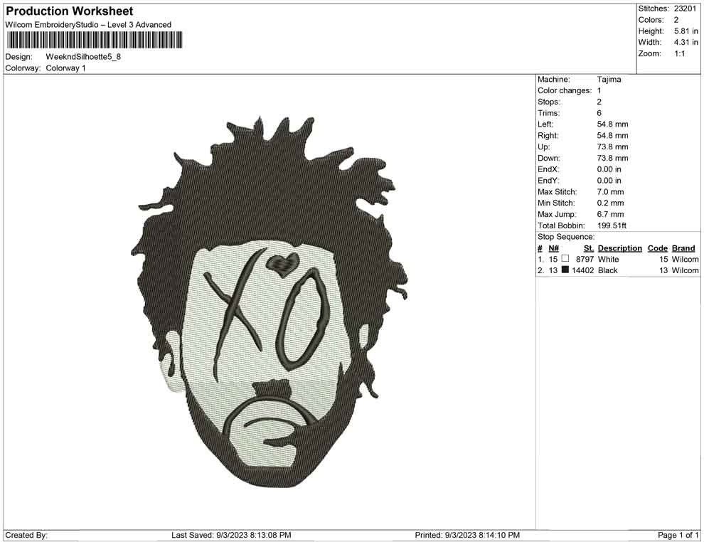 Weeknd silhouette