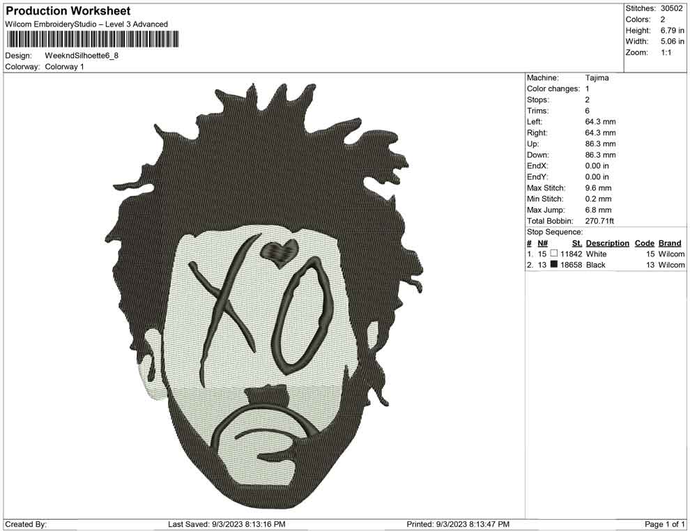Weeknd silhouette