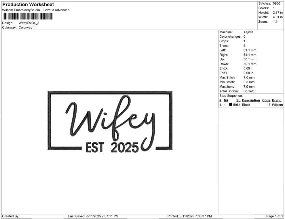 Wifey Est B