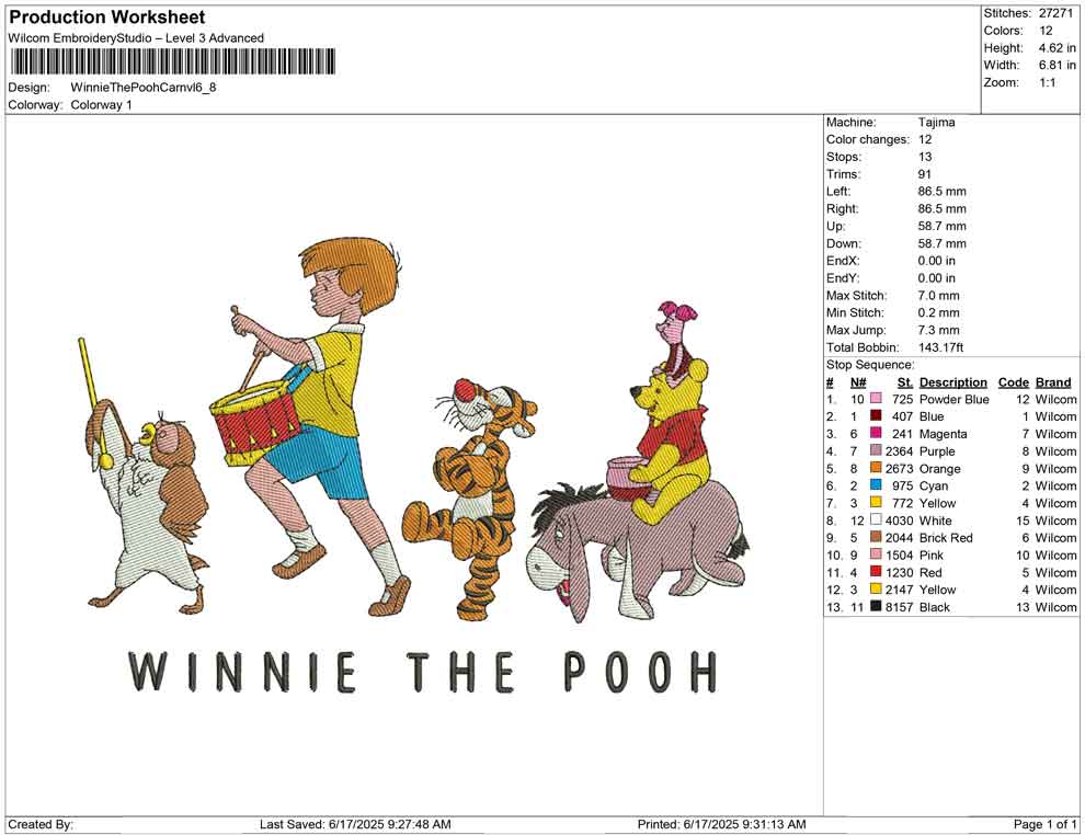 Winnie the pooh Carnvl