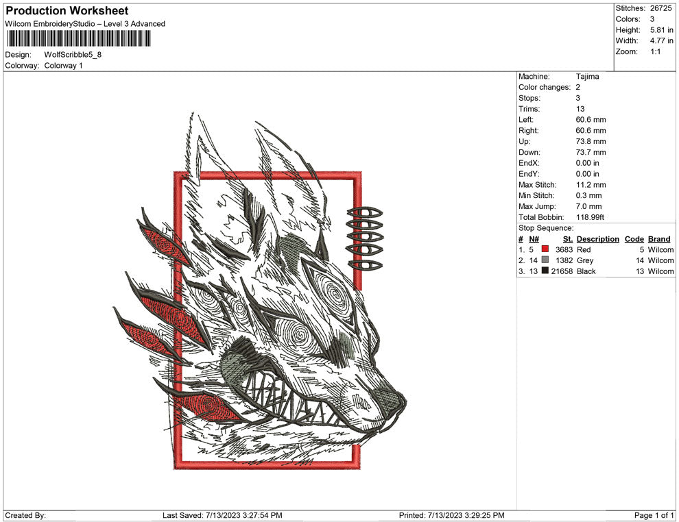 Wolf Scribble