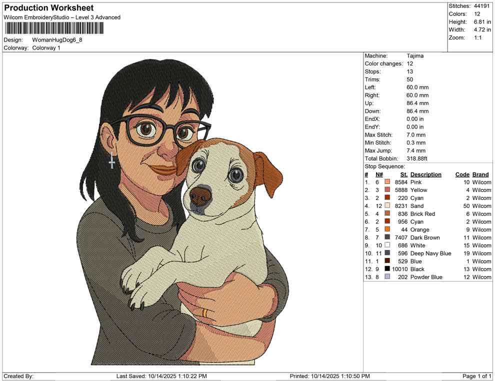 Woman Hug Dog