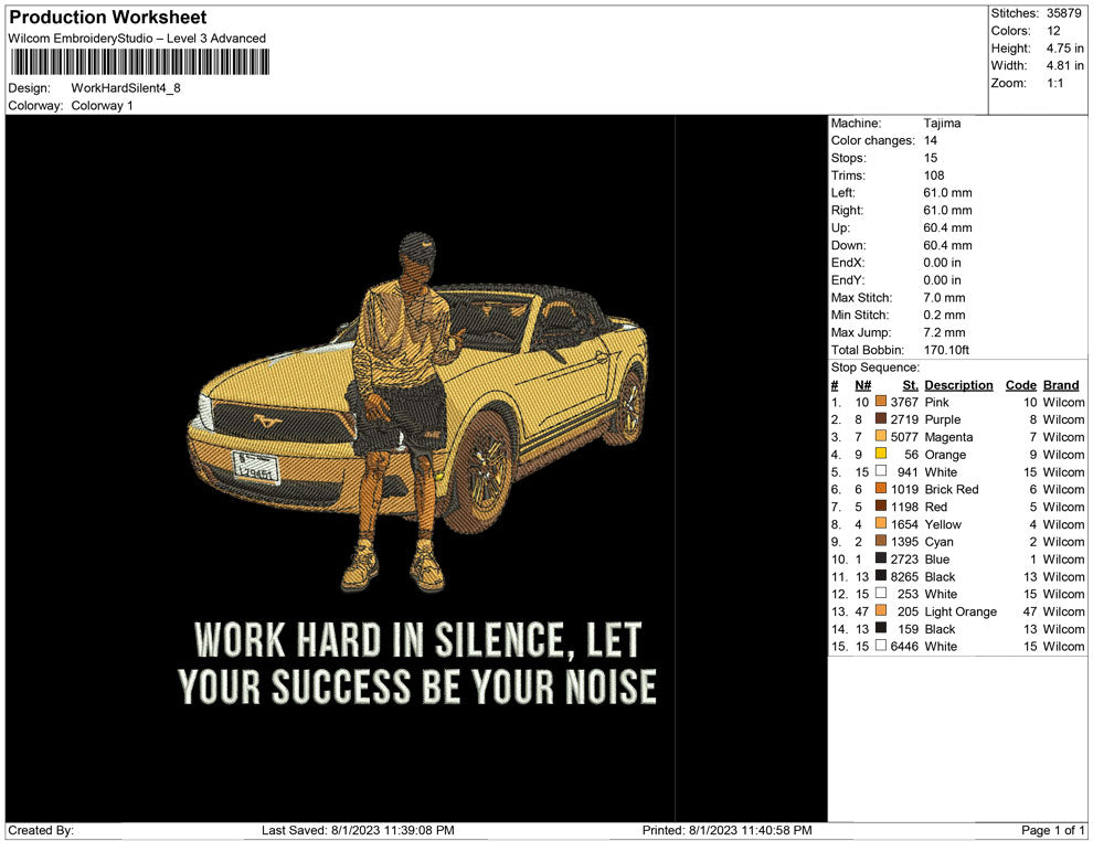 Work Hard Silent