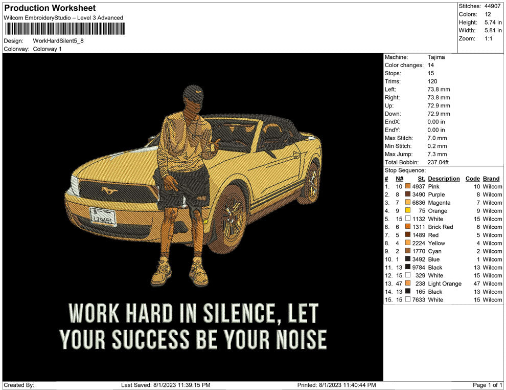 Work Hard Silent