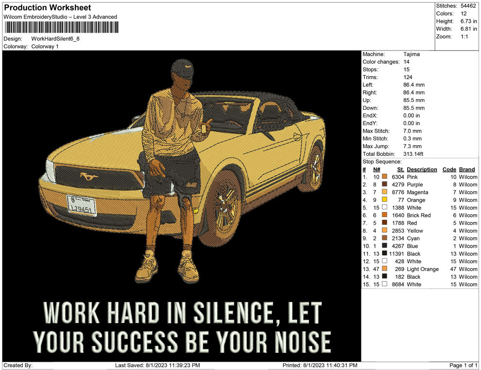 Work Hard Silent