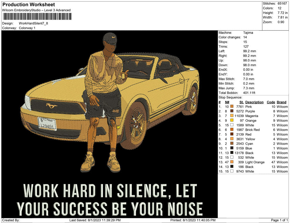 Work Hard Silent
