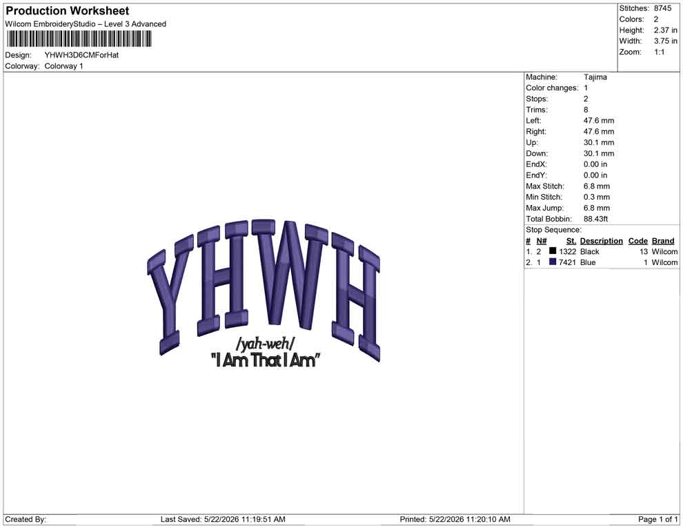 YHWH 3D