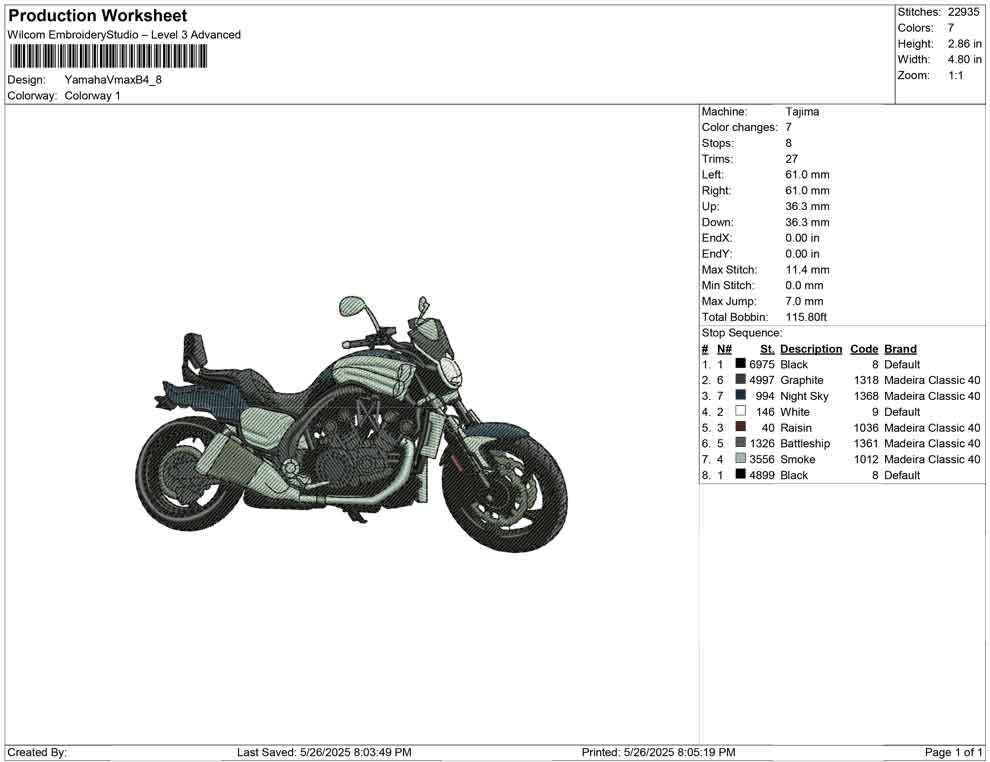 Yamaha Vmax B