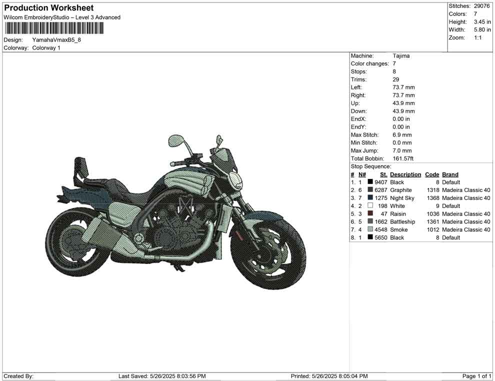 Yamaha Vmax B