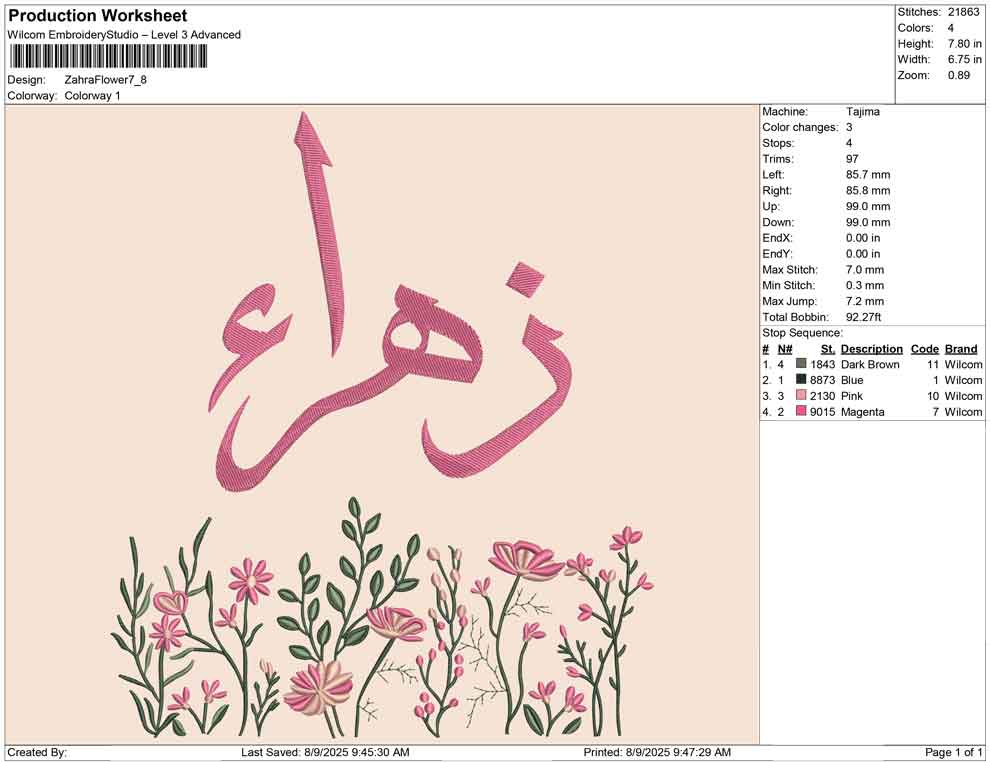 Zahra Flower