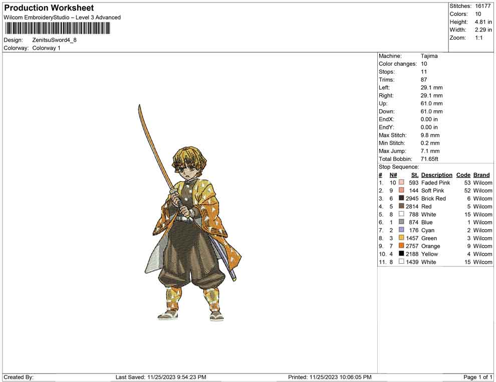 Zenitsu Sword
