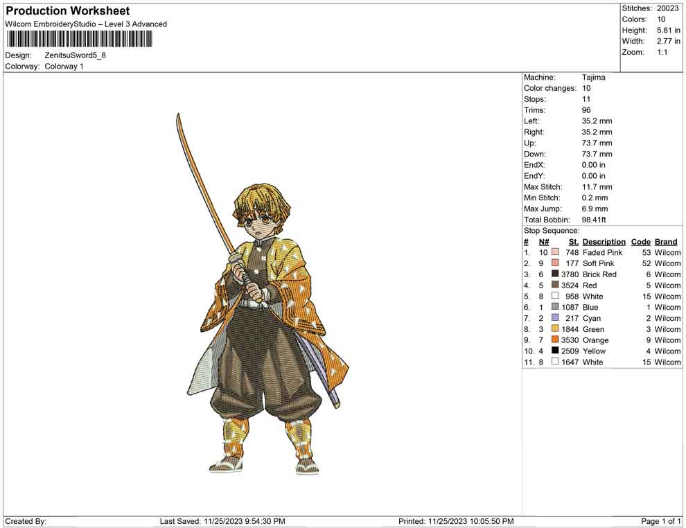 Zenitsu Sword