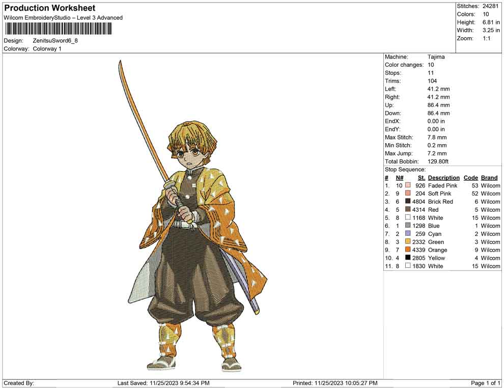 Zenitsu Sword