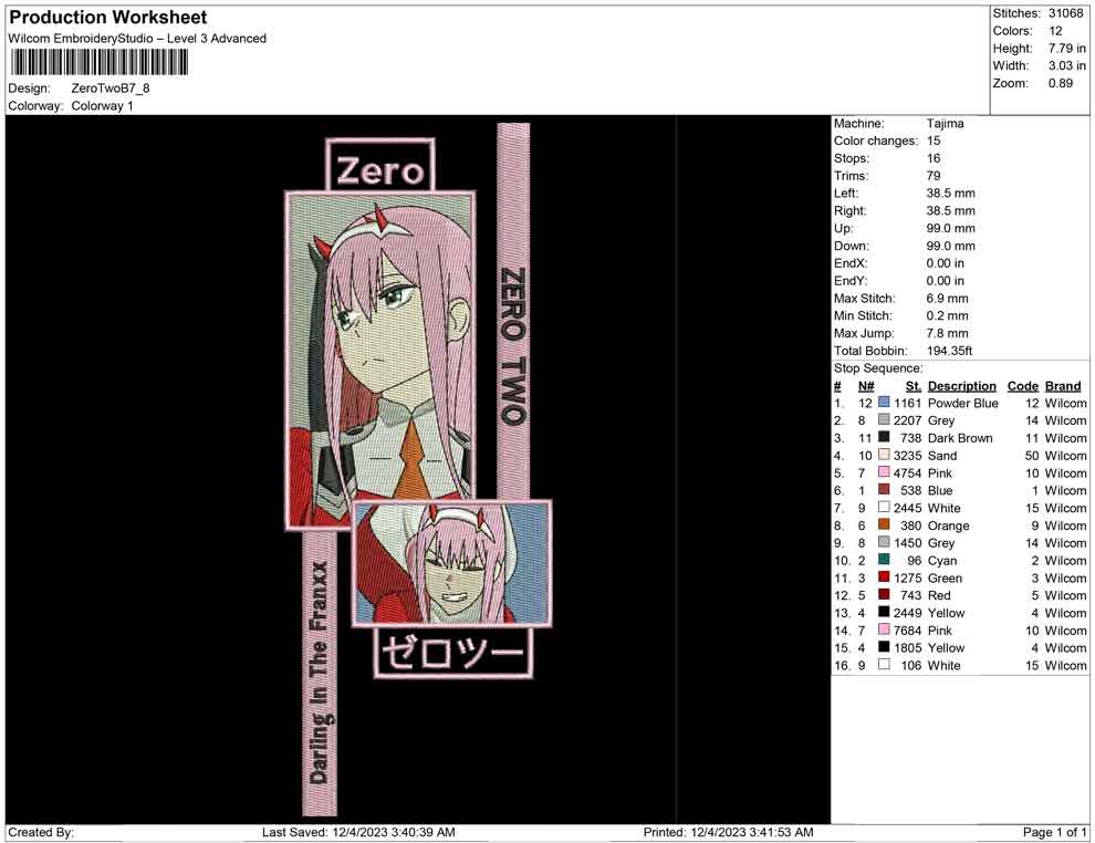 Zero two B