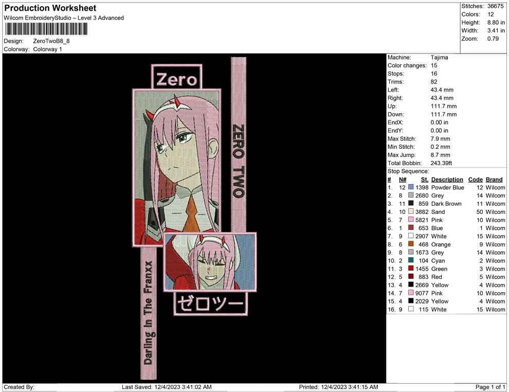 Zero two B
