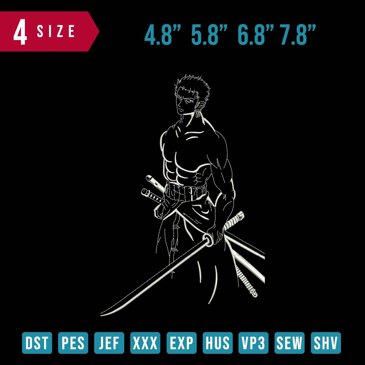 Zoro Line Art