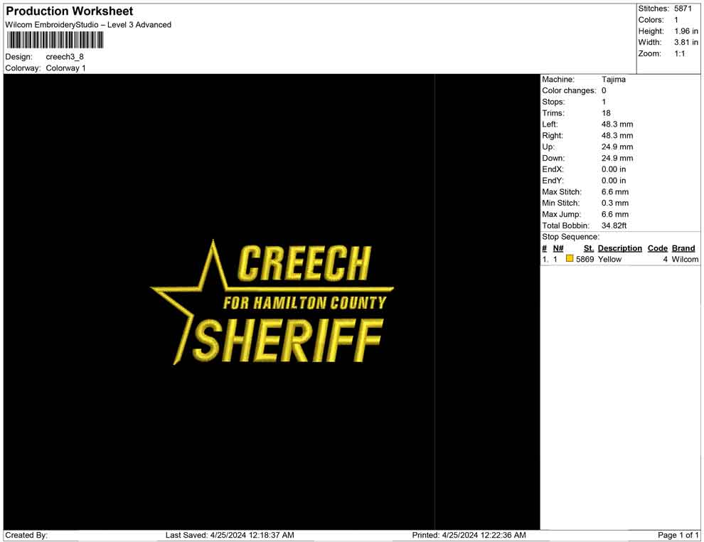 Creech Sheriff