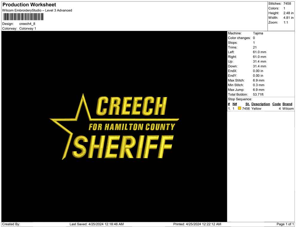 Creech Sheriff