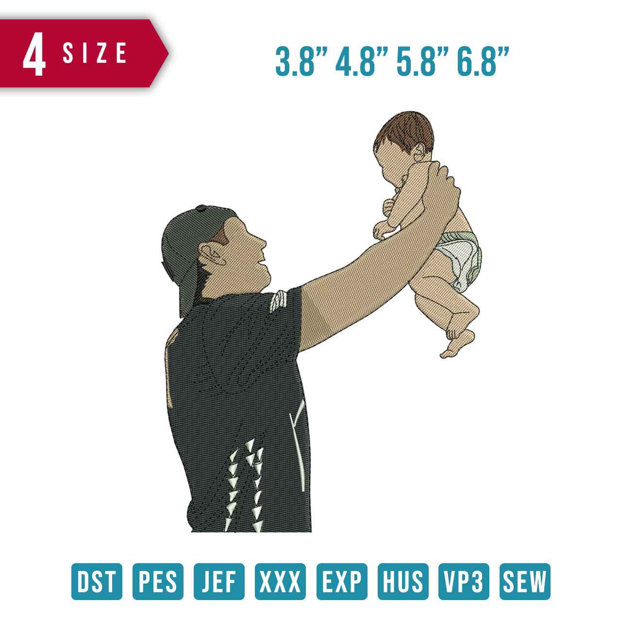 father Holding Baby