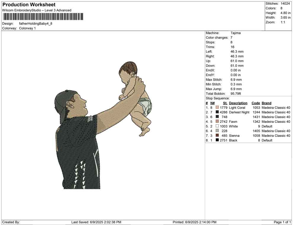 father Holding Baby