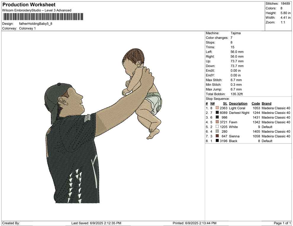 father Holding Baby